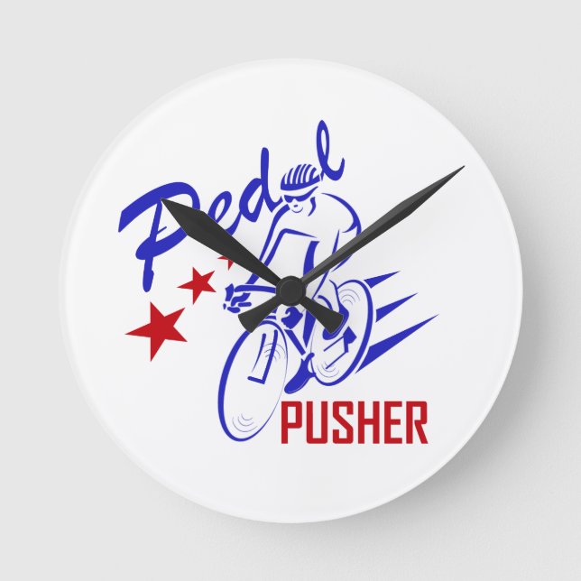 Pedal Pusher Round Clock (Front)