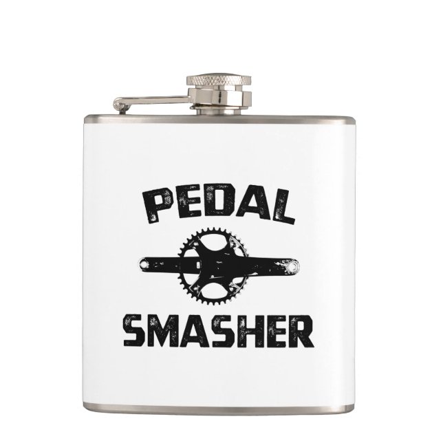 Pedal Smasher Flask (Front)
