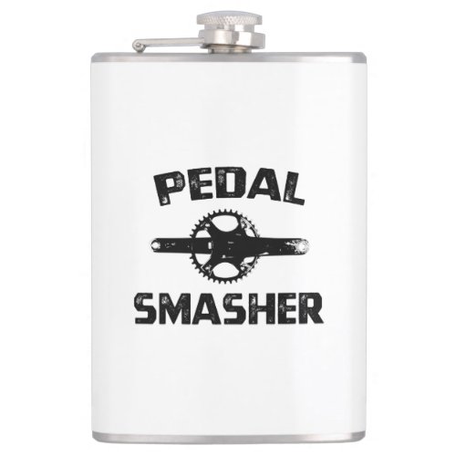 Pedal Smasher Flask