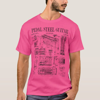 Pedal Steel Guitar Player Guitarist Funny Vintage  T-Shirt