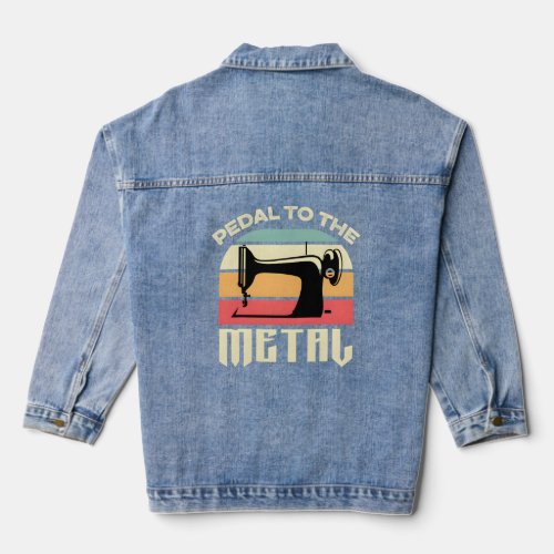 Pedal To Metal Knitter  Denim Jacket