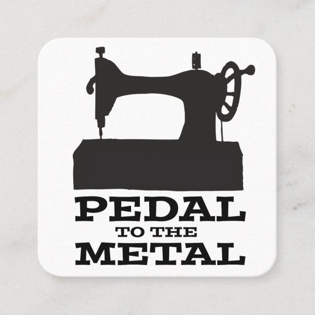 Pedal to the Medal Square Card (Front)