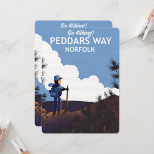 Peddars Way Norfolk Hiking poster