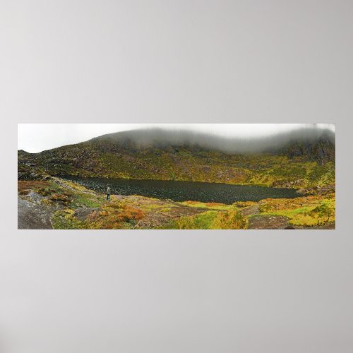 Peddlers Lake Conor Pass Kerry Ireland Irish Poster