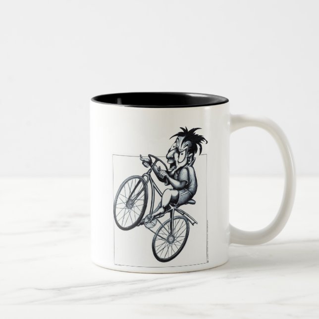 Peddling Power Two-Tone Coffee Mug (Right)