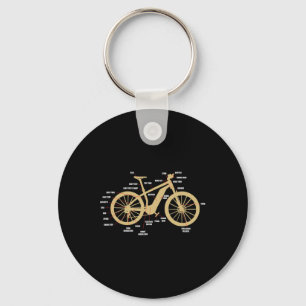 Pedelec Bicycle For Cyclists E-bike Parts Cycling Keychain