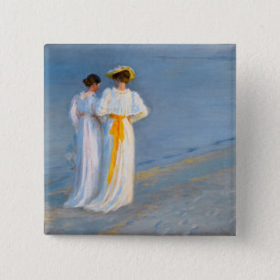Peder Severin Kroyer - Anna Ancher & Marie Kroyer Button