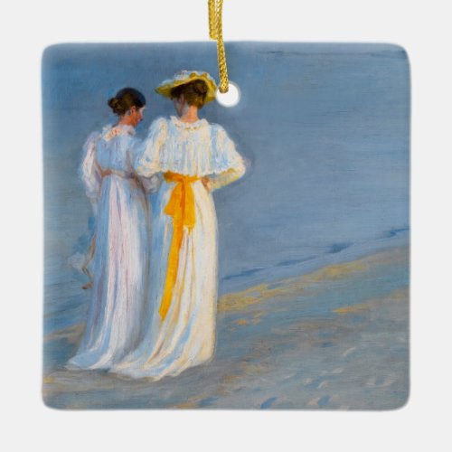 Peder Severin Kroyer _ Anna Ancher  Marie Kroyer Ceramic Ornament