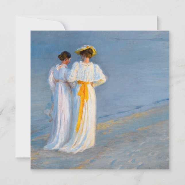Peder Severin Kroyer - Anna Ancher & Marie Kroyer Invitation (Front)