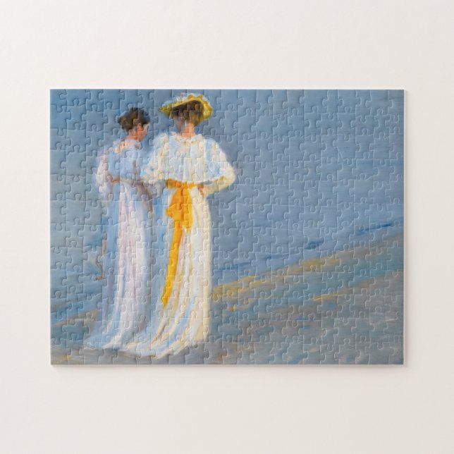 Peder Severin Kroyer - Anna Ancher & Marie Kroyer Jigsaw Puzzle (Horizontal)