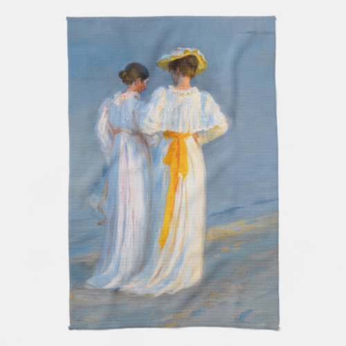 Peder Severin Kroyer _ Anna Ancher  Marie Kroyer Kitchen Towel