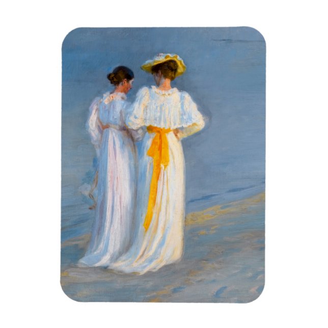 Peder Severin Kroyer - Anna Ancher & Marie Kroyer Magnet (Vertical)