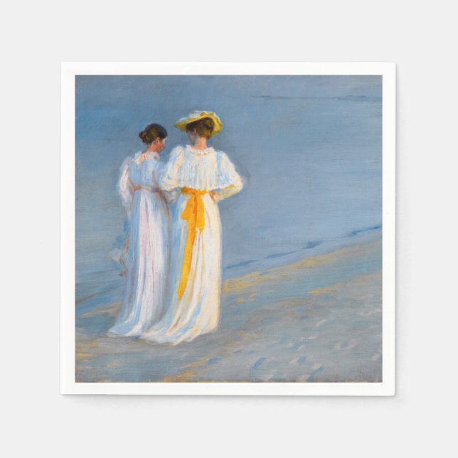 Peder Severin Kroyer - Anna Ancher & Marie Kroyer Napkins (Front)