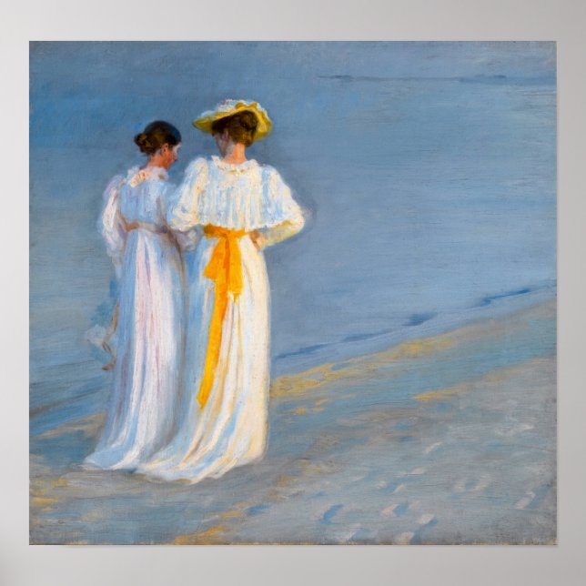 Peder Severin Kroyer - Anna Ancher & Marie Kroyer Poster (Front)