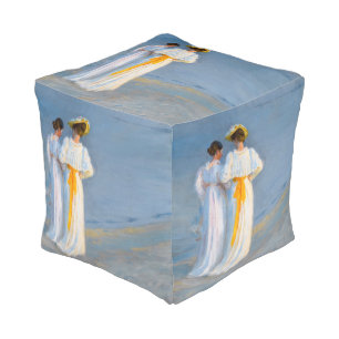 Peder Severin Kroyer - Anna Ancher & Marie Kroyer Pouf