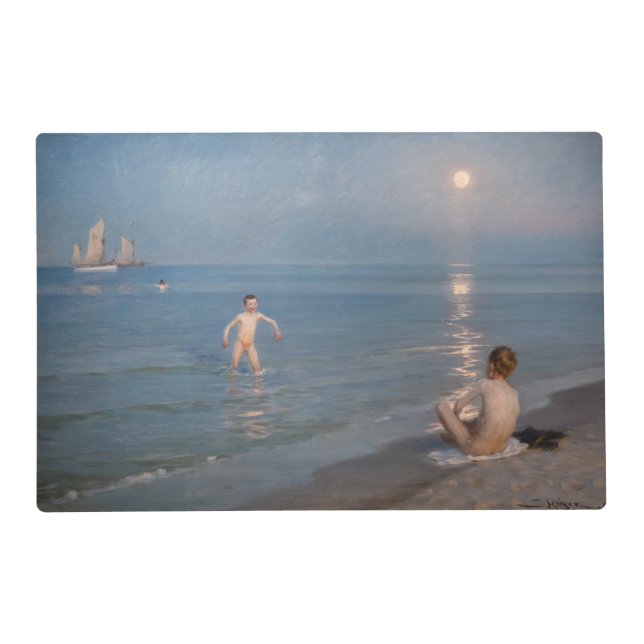 Peder Severin Kroyer - Boys Bathing at Skagen Placemat (Front)