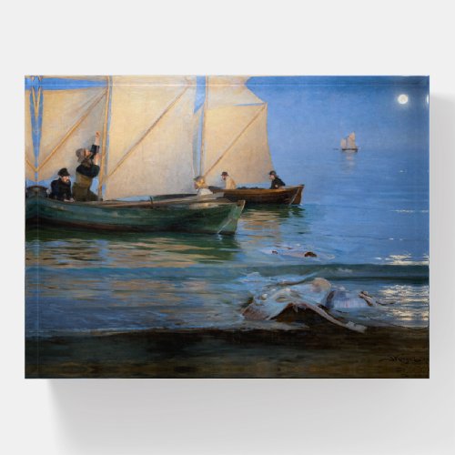 Peder Severin Kroyer _ Fishing Boats Paperweight