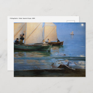 Peder Severin Kroyer - Fishing Boats Postcard