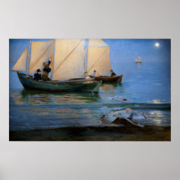 Peder Severin Kroyer - Fishing Boats Poster
