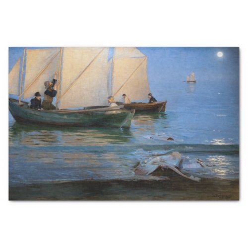 Peder Severin Kroyer _ Fishing Boats Tissue Paper