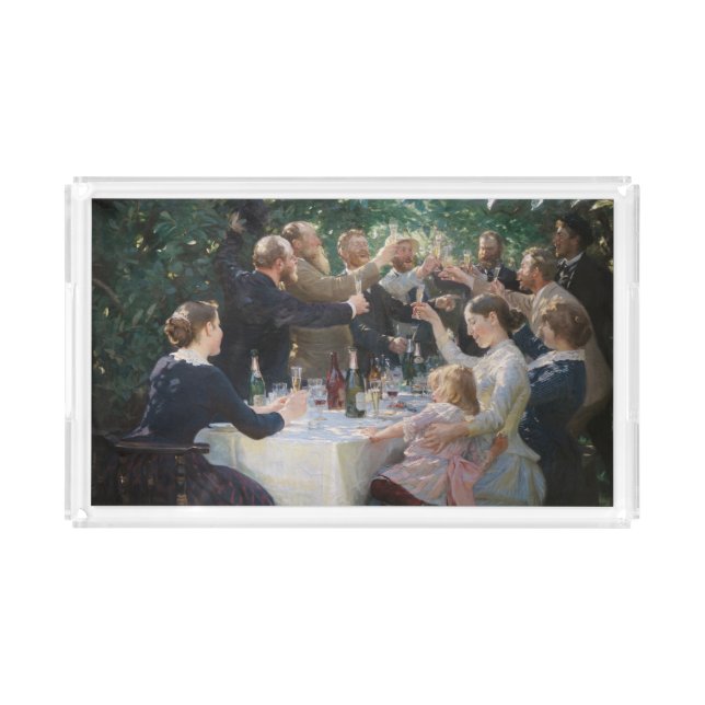 Peder Severin Kroyer - Hip, Hip, Hurrah! Acrylic Tray (Front)