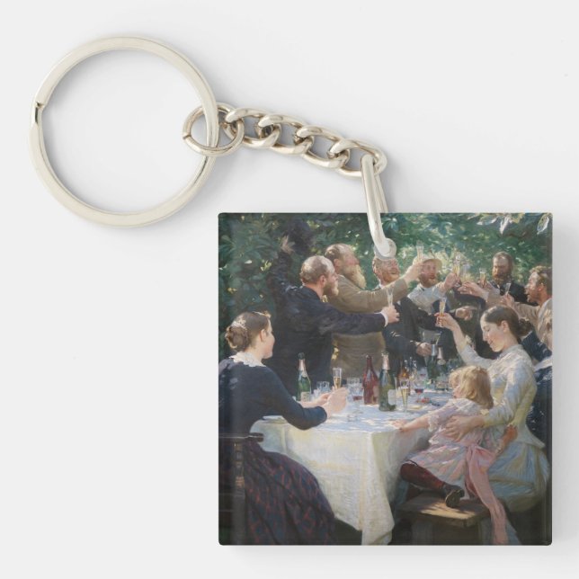 Peder Severin Kroyer - Hip, Hip, Hurrah! Keychain (Front)