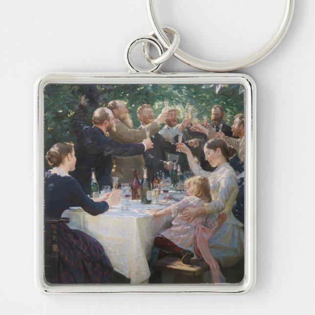 Peder Severin Kroyer - Hip, Hip, Hurrah! Keychain (Front)