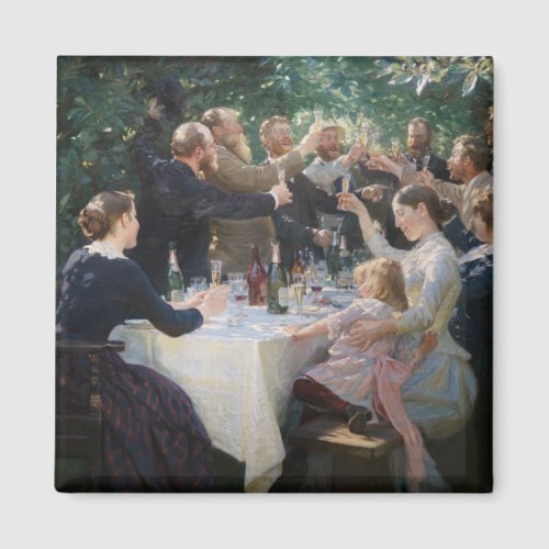 Peder Severin Kroyer _ Hip Hip Hurrah Magnet