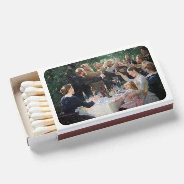 Peder Severin Kroyer - Hip, Hip, Hurrah! Matchboxes (Front Open)