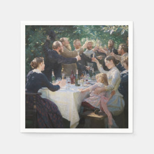 Peder Severin Kroyer - Hip, Hip, Hurrah! Napkins