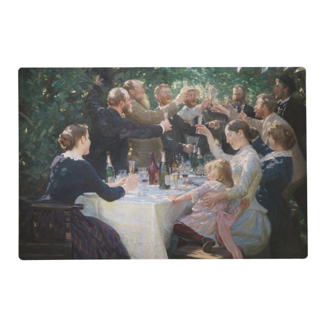 Peder Severin Kroyer - Hip, Hip, Hurrah! Placemat (Front)