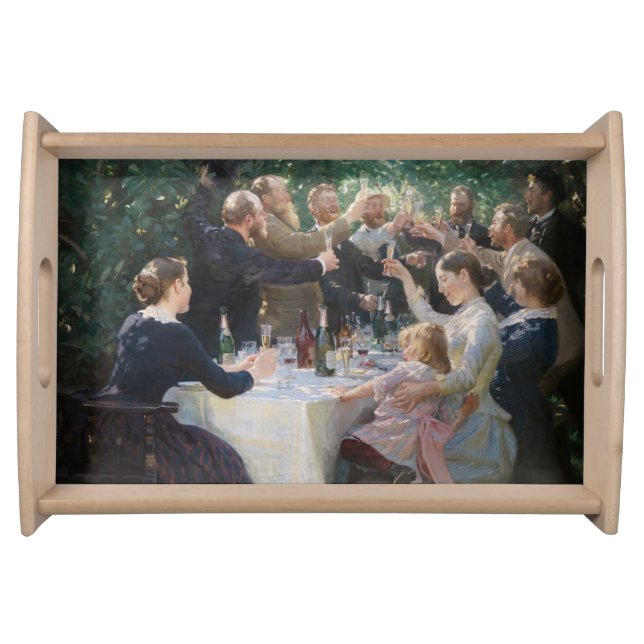 Peder Severin Kroyer - Hip, Hip, Hurrah! Serving Tray (Front)