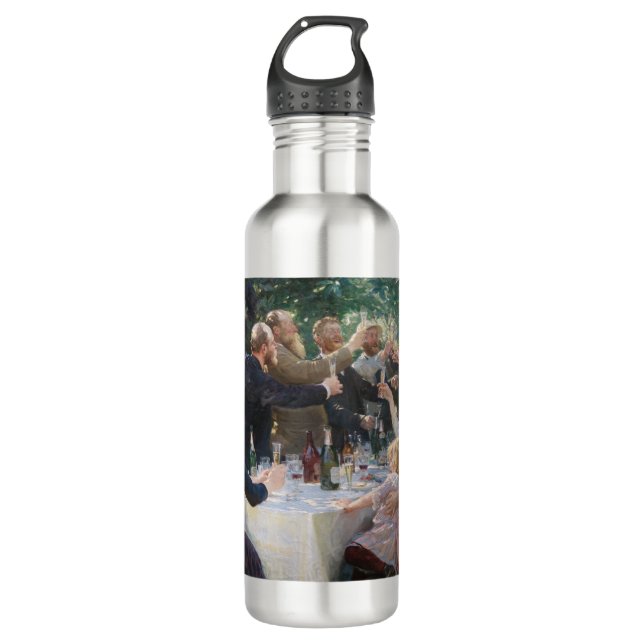 Peder Severin Kroyer - Hip, Hip, Hurrah! Stainless Steel Water Bottle (Front)