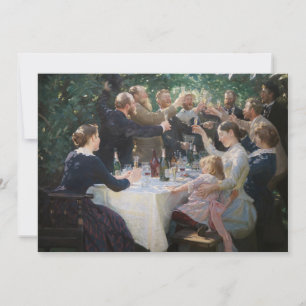 Peder Severin Kroyer - Hip, Hip, Hurrah! Thank You Card