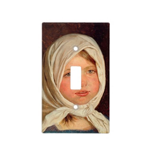 Peder Severin Kroyer _ Little girl from Hornbaek Light Switch Cover