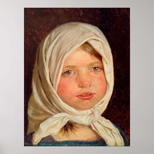 Peder Severin Kroyer _ Little girl from Hornbaek Poster