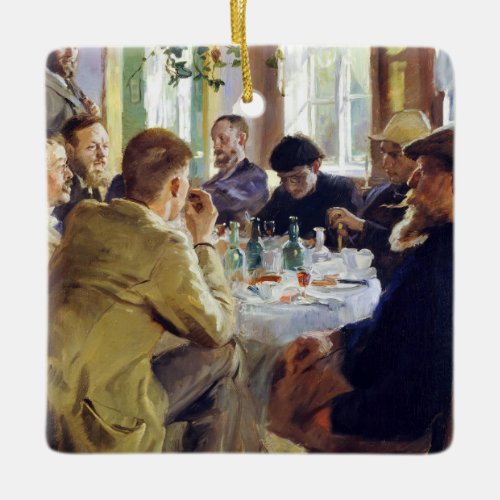 Peder Severin Kroyer _ Lunchtime Ceramic Ornament