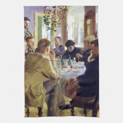 Peder Severin Kroyer _ Lunchtime Kitchen Towel