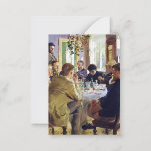 Peder Severin Kroyer - Lunchtime Note Card