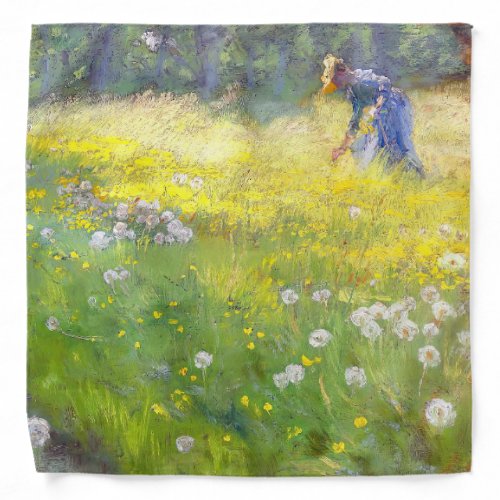 Peder Severin Kroyer _ Marie Kroyer in the Garden Bandana