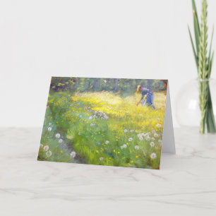 Peder Severin Kroyer - Marie Kroyer in the Garden Card