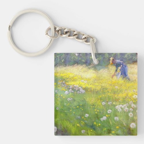 Peder Severin Kroyer _ Marie Kroyer in the Garden Keychain