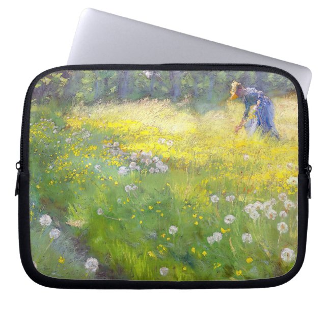 Peder Severin Kroyer - Marie Kroyer in the Garden Laptop Sleeve (Front)