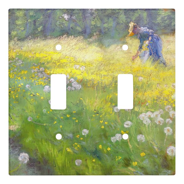 Peder Severin Kroyer - Marie Kroyer in the Garden Light Switch Cover (Front)