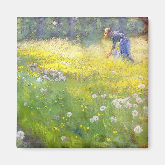 Peder Severin Kroyer - Marie Kroyer in the Garden Magnet (Front)