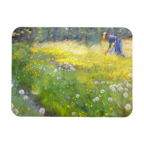 Peder Severin Kroyer _ Marie Kroyer in the Garden Magnet