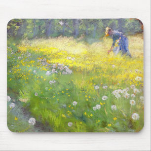 Peder Severin Kroyer - Marie Kroyer in the Garden Mouse Pad
