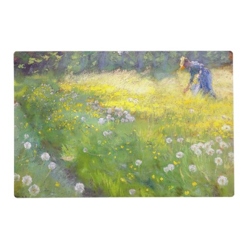 Peder Severin Kroyer _ Marie Kroyer in the Garden Placemat