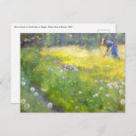 Peder Severin Kroyer - Marie Kroyer in the Garden Postcard