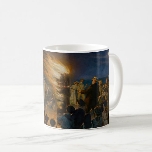 Peder Severin Kroyer _ Midsummers Eve Bonfire Coffee Mug